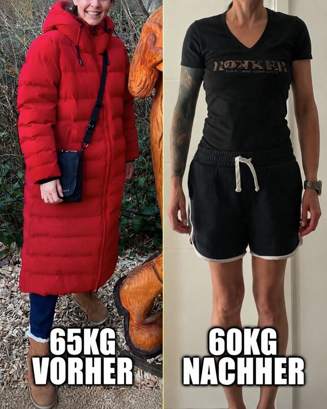 Tanja: von 65 kg auf 60 kg abgenommen
